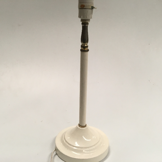LAMP, Base (Table) - Brass and Enamel, Off white